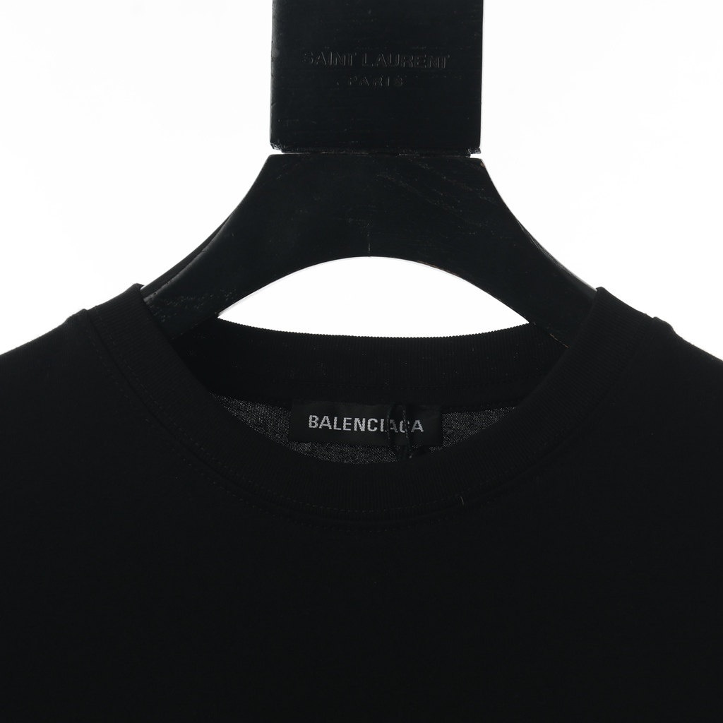 Ba*len*cia*ga blcg 20ss short sleeve t-shirt with letters on chest