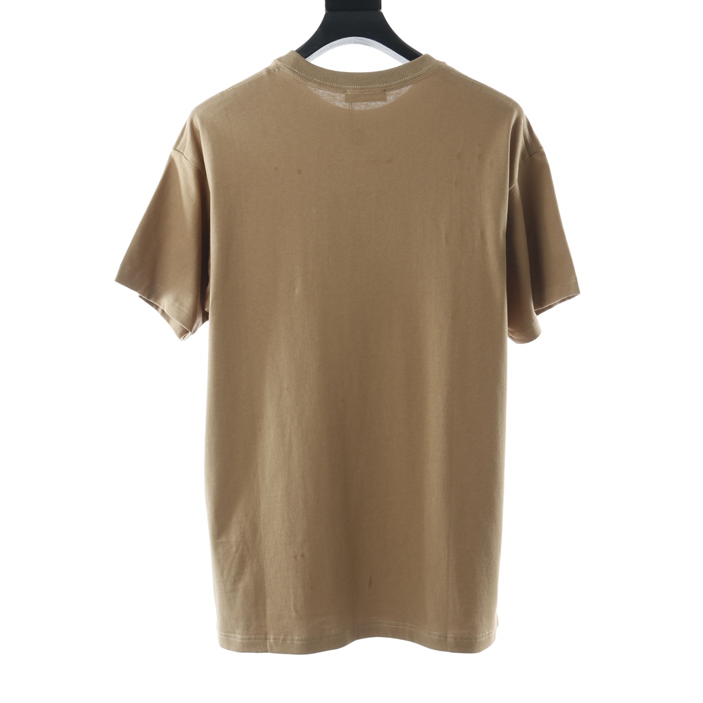 Ba*len*cia*ga blcg 20ss small logo wheat short sleeve t-shirt