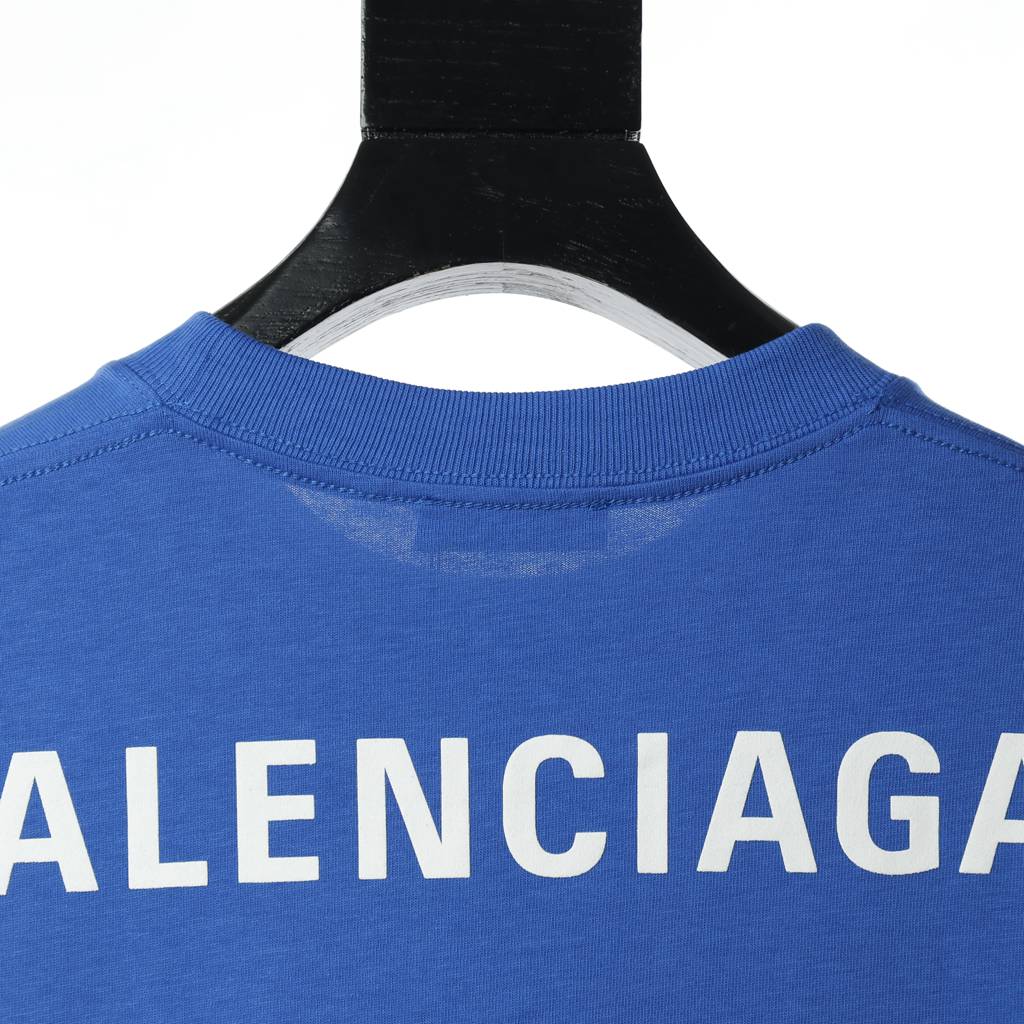 Ba*len*cia*ga blcg 20ss short sleeve t-shirt with letters on chest