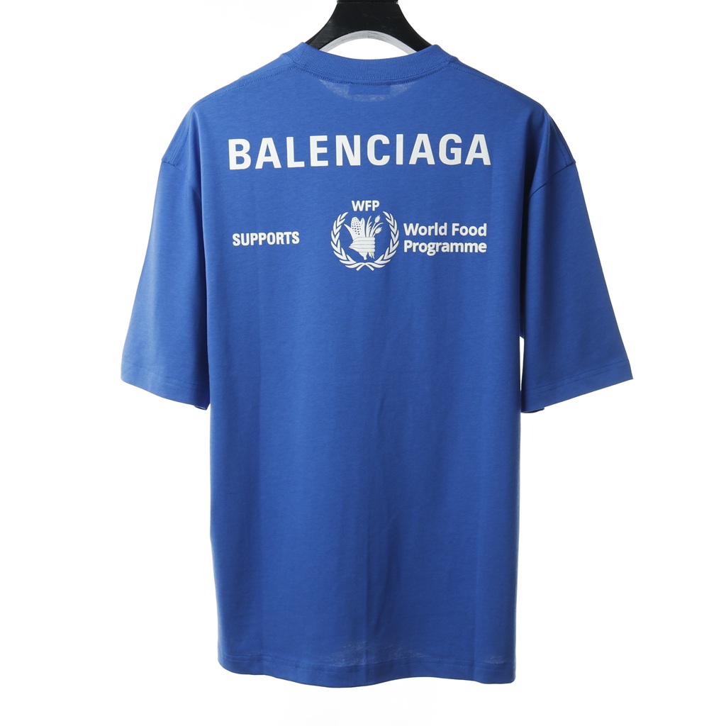 Ba*len*cia*ga blcg 20ss short sleeve t-shirt with letters on chest