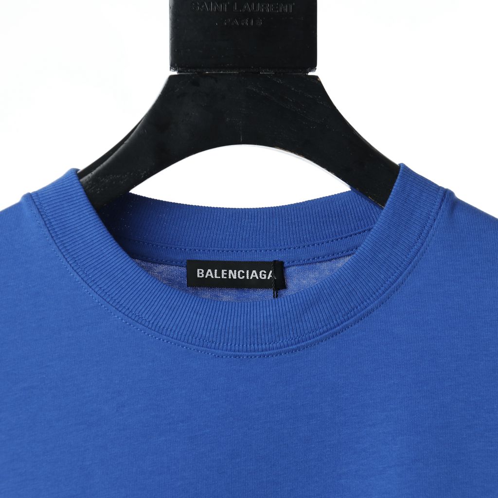 Ba*len*cia*ga blcg 20ss short sleeve t-shirt with letters on chest