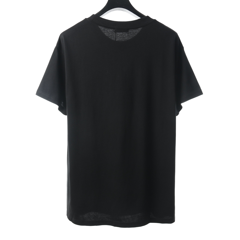 Ba*len*cia*ga blcg 20ss hand-painted logo logo printing short sleeve