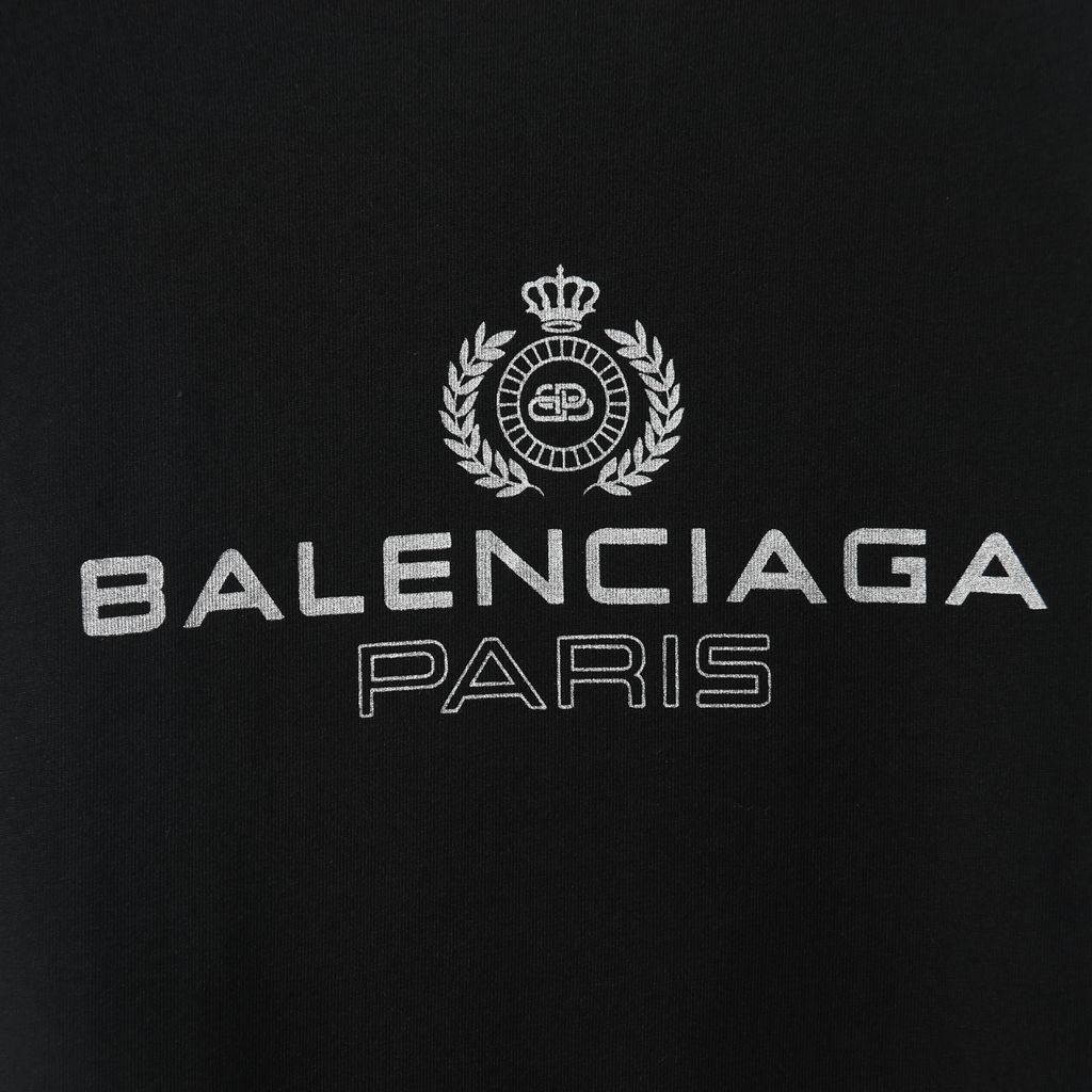 Ba*len*cia*ga blcg lock crown wheat ear short os version tee shirt