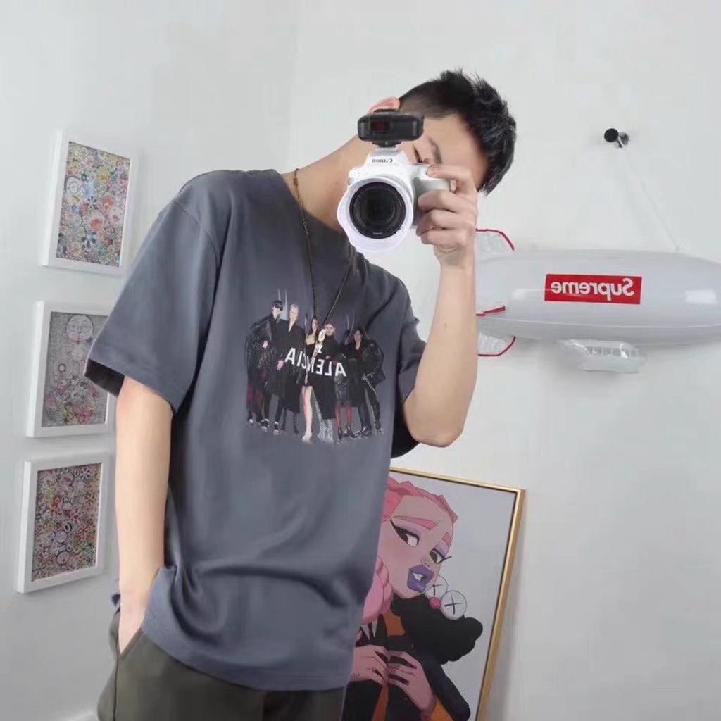 Ba*len*cia*ga blcg all-star portrait short sleeve t-shirt