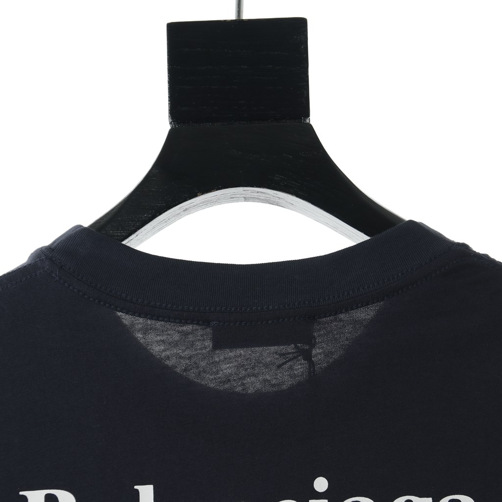 Ba*len*cia*ga blcg 20ss classic navy blue cola short sleeve