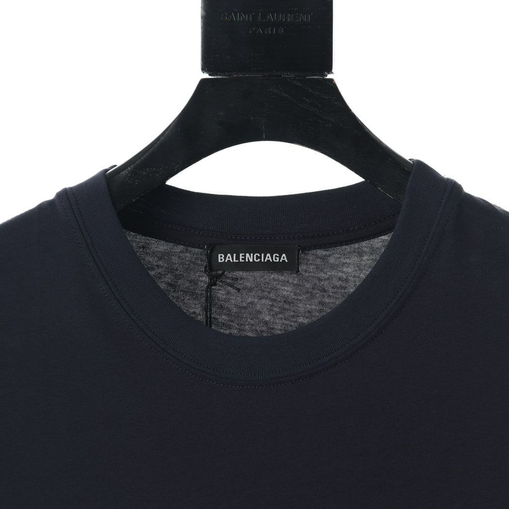 Ba*len*cia*ga blcg 20ss classic navy blue cola short sleeve