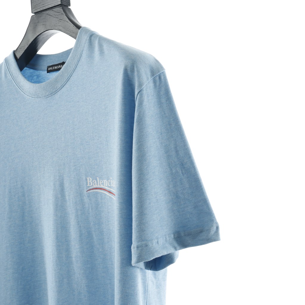 Ba*len*cia*ga blcg 20ss ice blue coke short sleeve