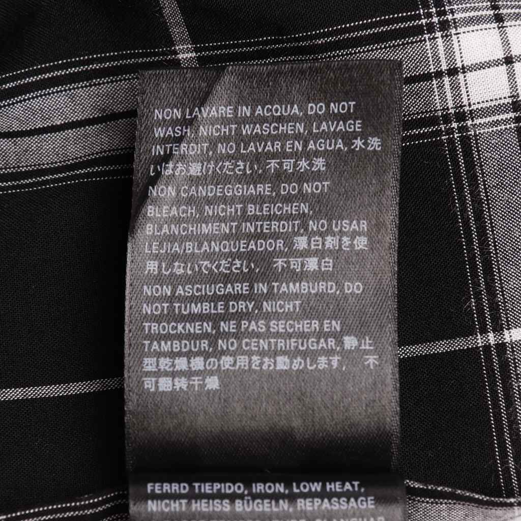 Ba*len*cia*ga blcg 19ss plaid shirt