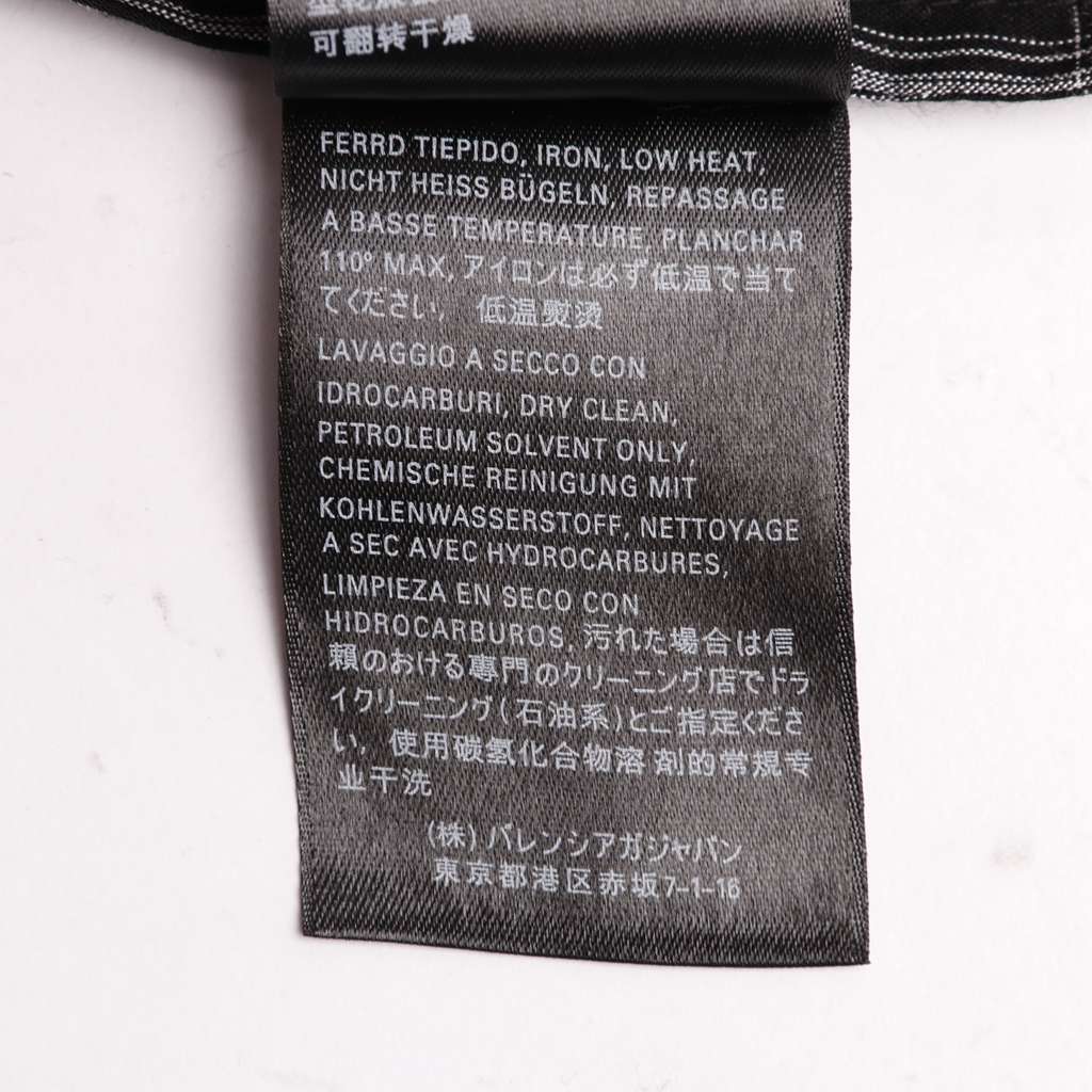 Ba*len*cia*ga blcg 19ss plaid shirt