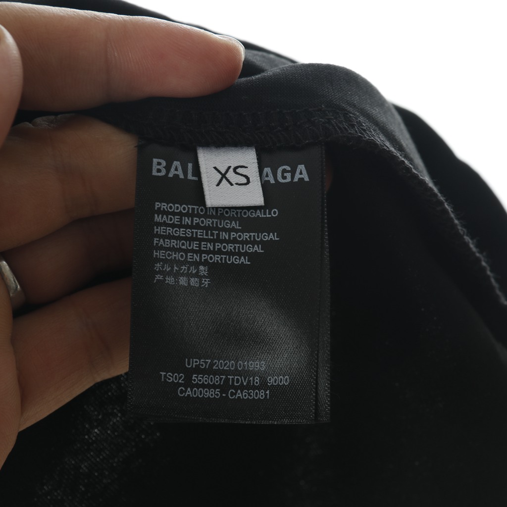 Ba*len*cia*ga blcg 20fw 24-hour news short-sleeved t-shirt