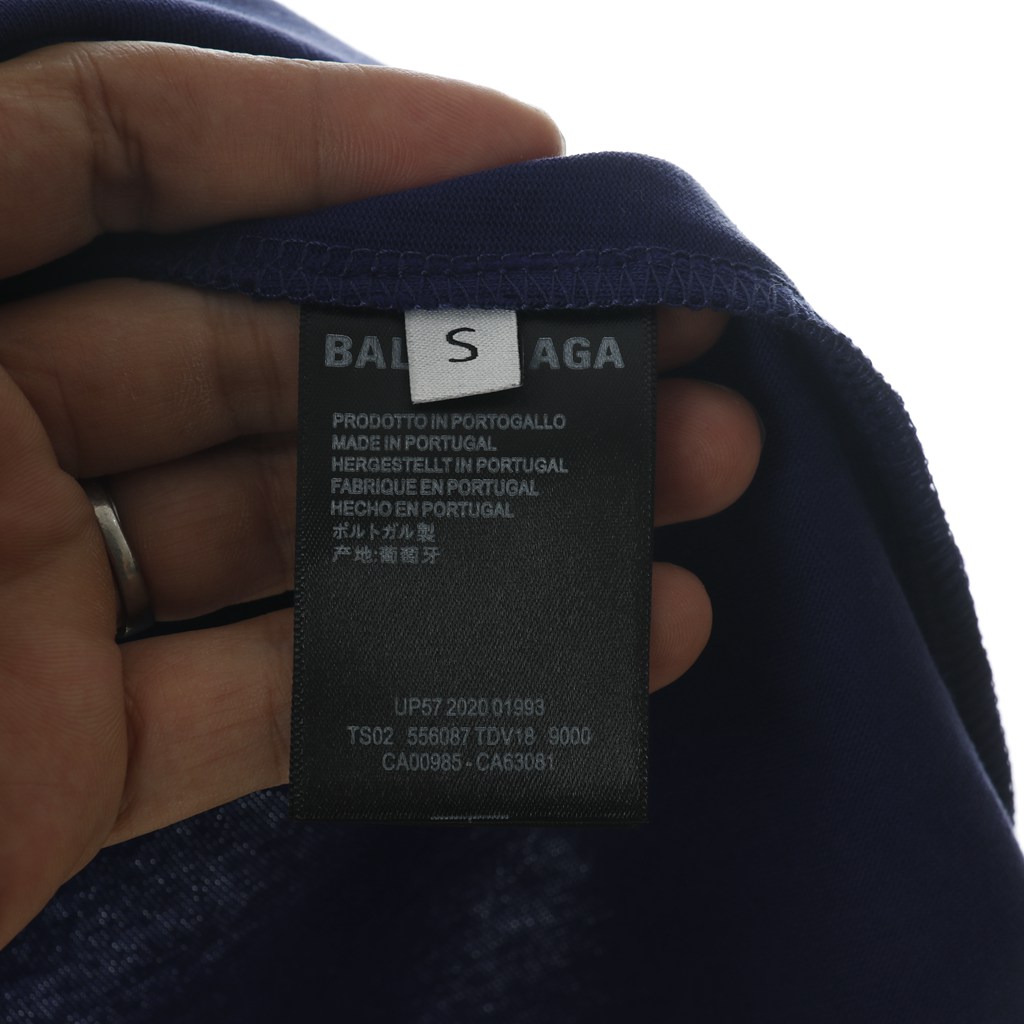 Ba*len*cia*ga blcg 20fw letter r logo printed short sleeve
