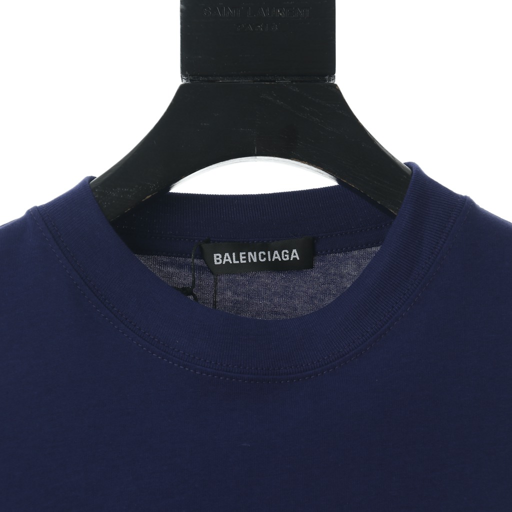Ba*len*cia*ga blcg 20fw letter r logo printed short sleeve