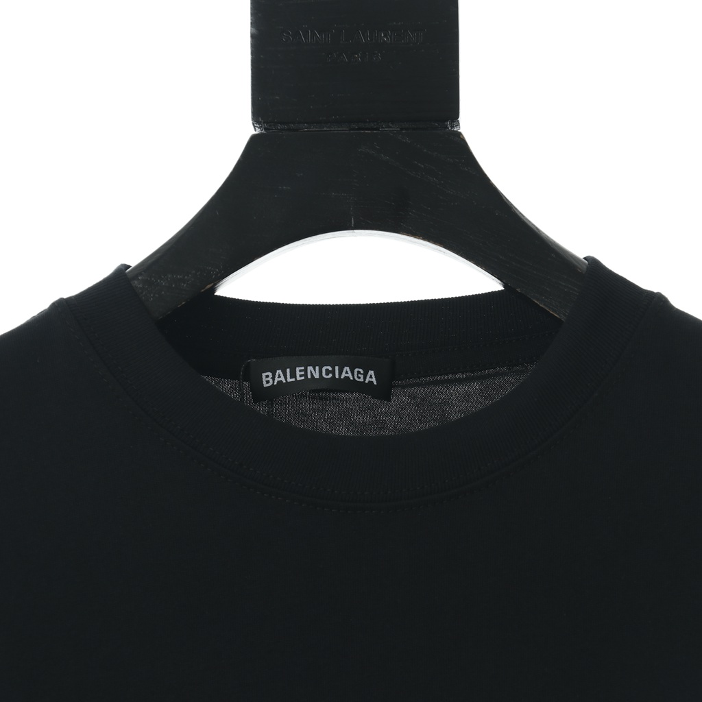 Ba*len*cia*ga blcg 21fw letter r logo printed short sleeve