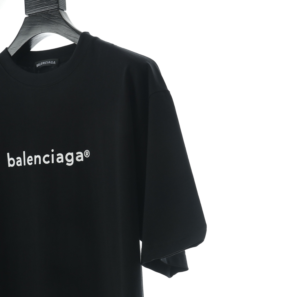 Ba*len*cia*ga blcg 21fw letter r logo printed short sleeve