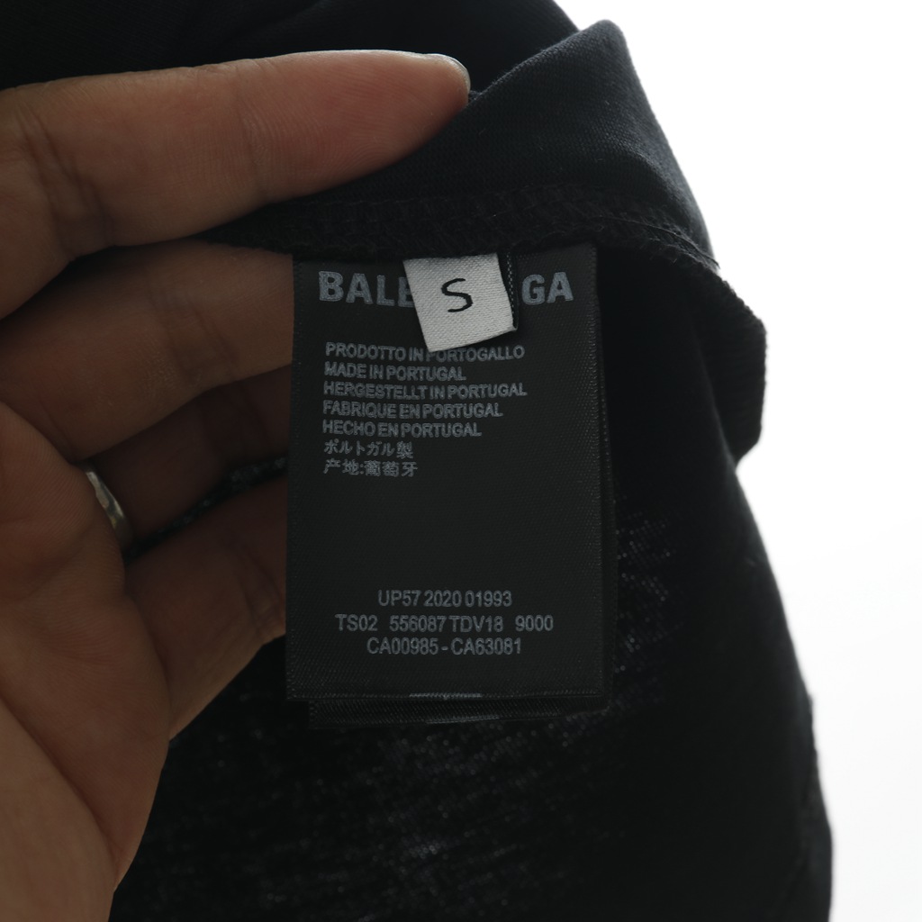 Ba*len*cia*ga blcg 21fw letter r logo printed short sleeve