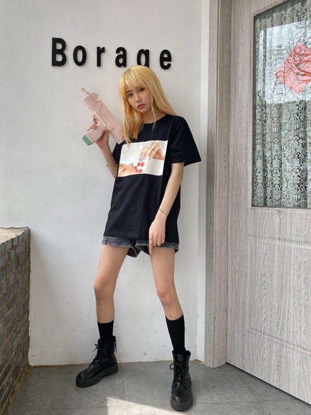 S*p*e 21ss cherry short sleeve