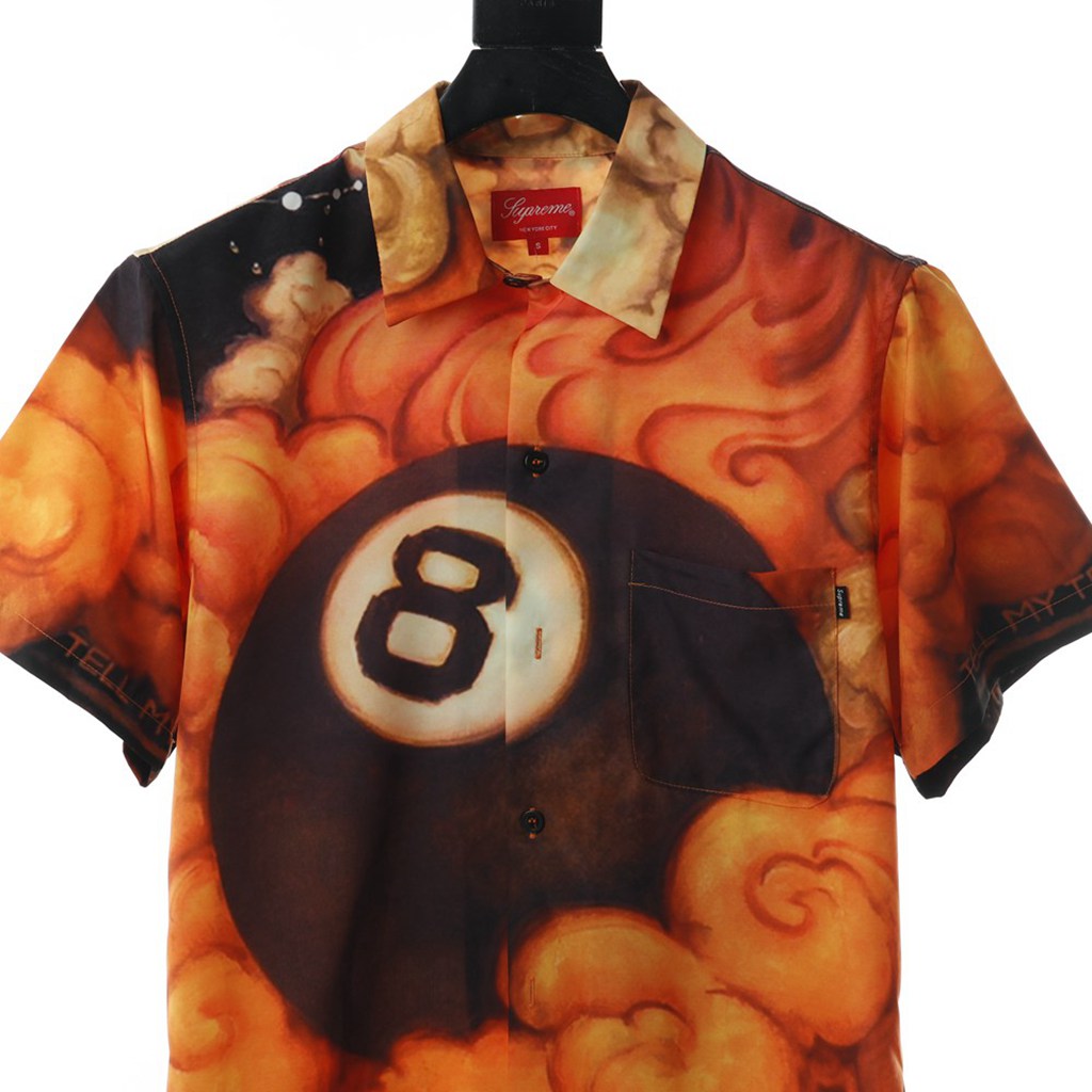 S*p*e 19fw martin wong8-ball rayonshirt