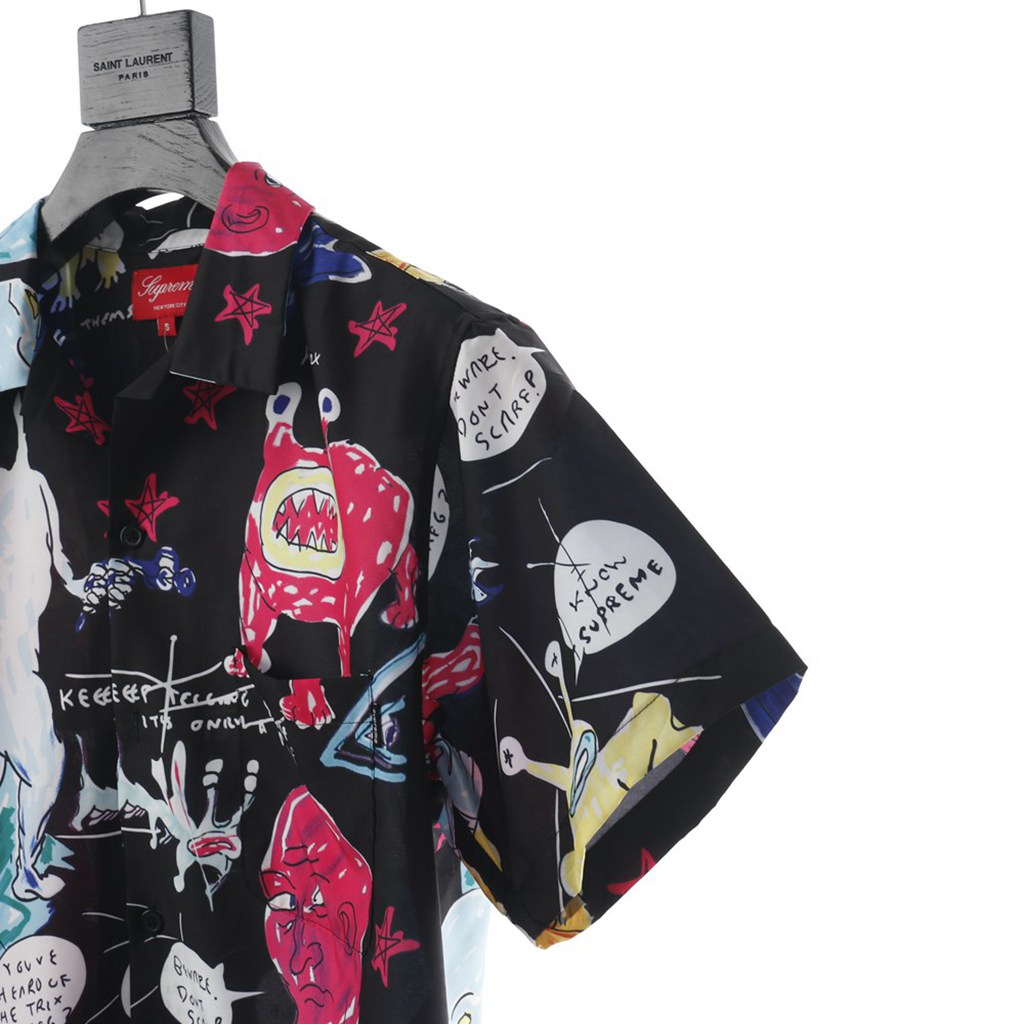 S*p*e daniel johnston rayon s/s shirt 20ss?
