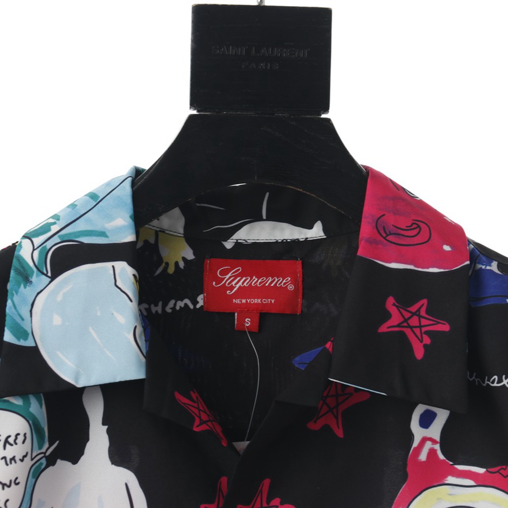 S*p*e daniel johnston rayon s/s shirt 20ss?