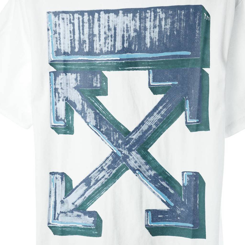 OFF WHITE 20FW Painted Arrow Short Sleeve T-Shirt