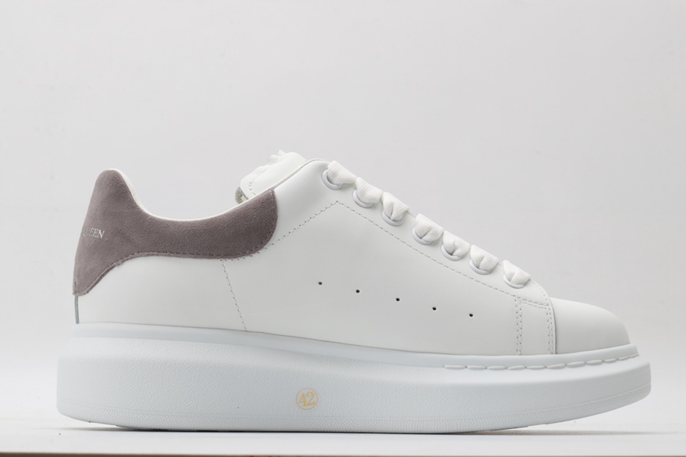 AMQ oversized sneakers with grey heel