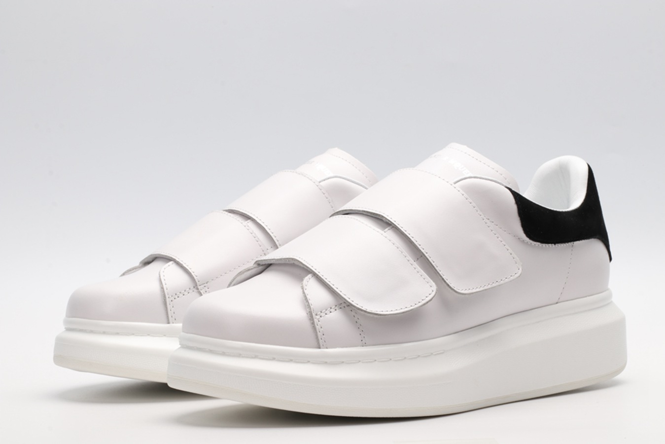 AMQ oversized sneakers with black heel