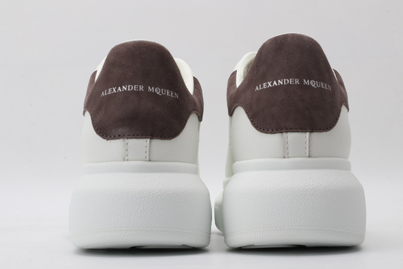 AMQ oversized sneakers with cafe heels