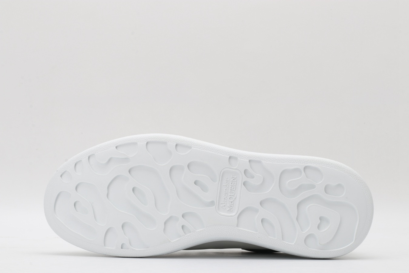 AMQ oversized sneakers with green heel