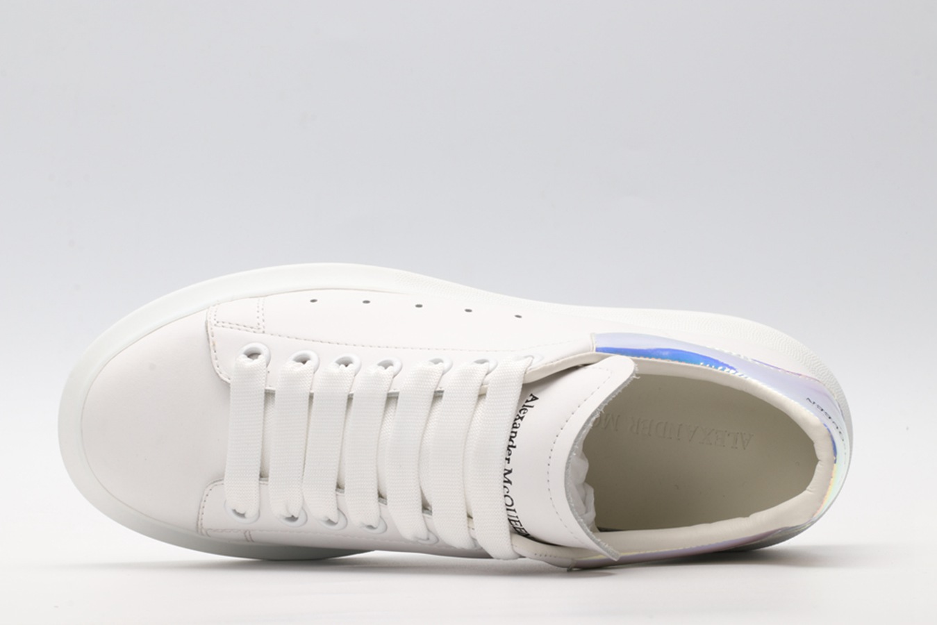 AMQ Oversized Leather Sneakers
