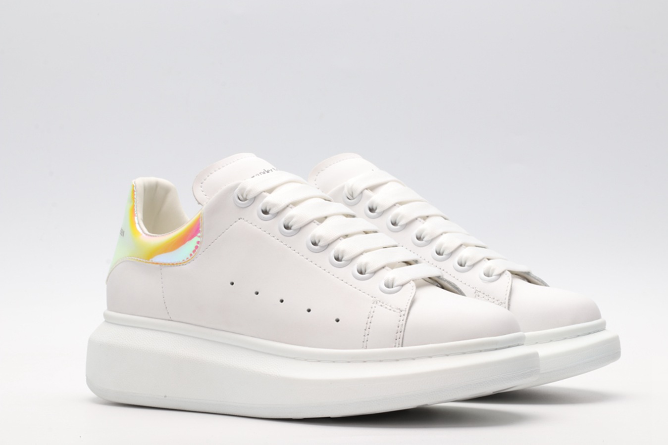 AMQ platform lace-up sneakers
