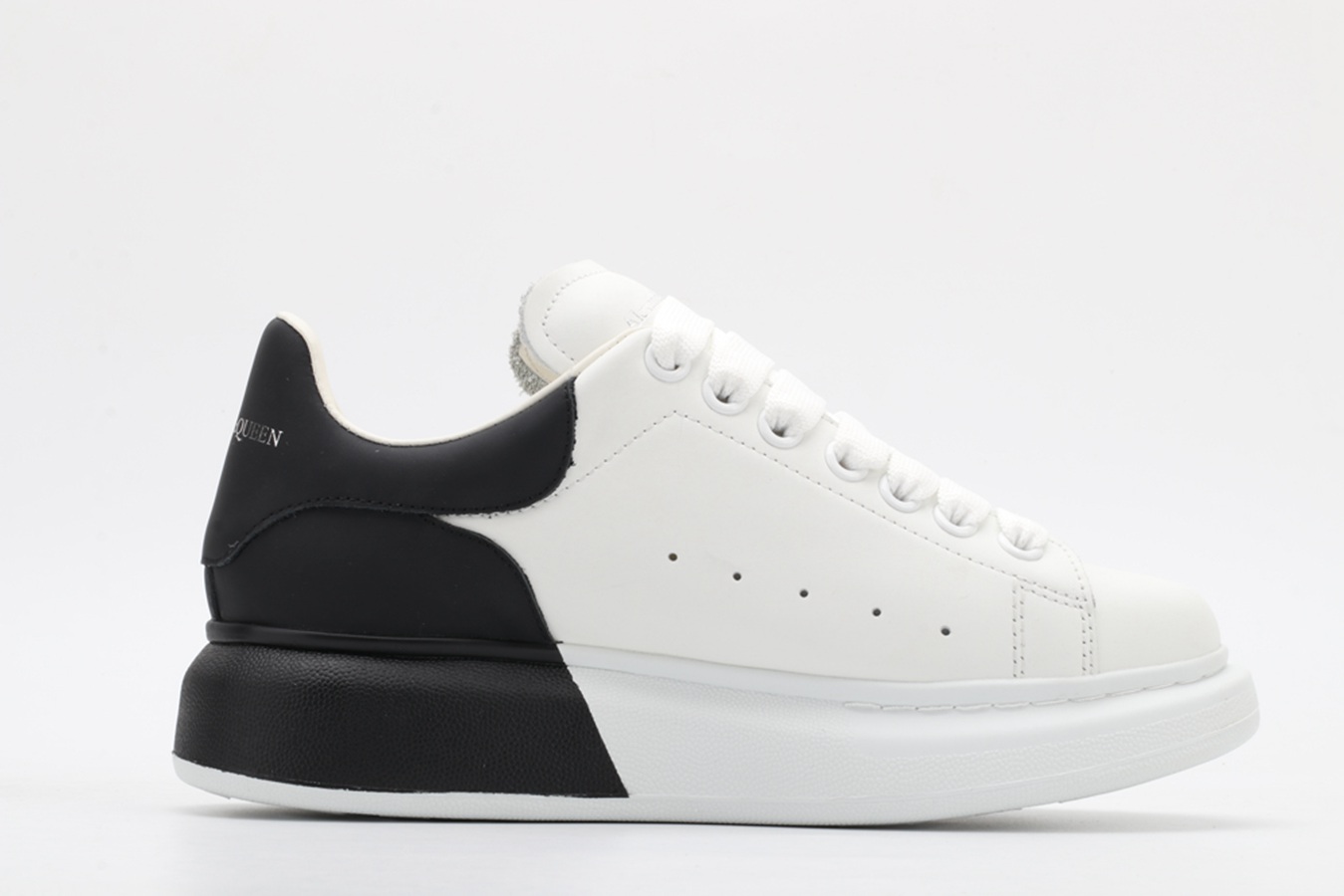 AMQ oversized sneakers with black heel