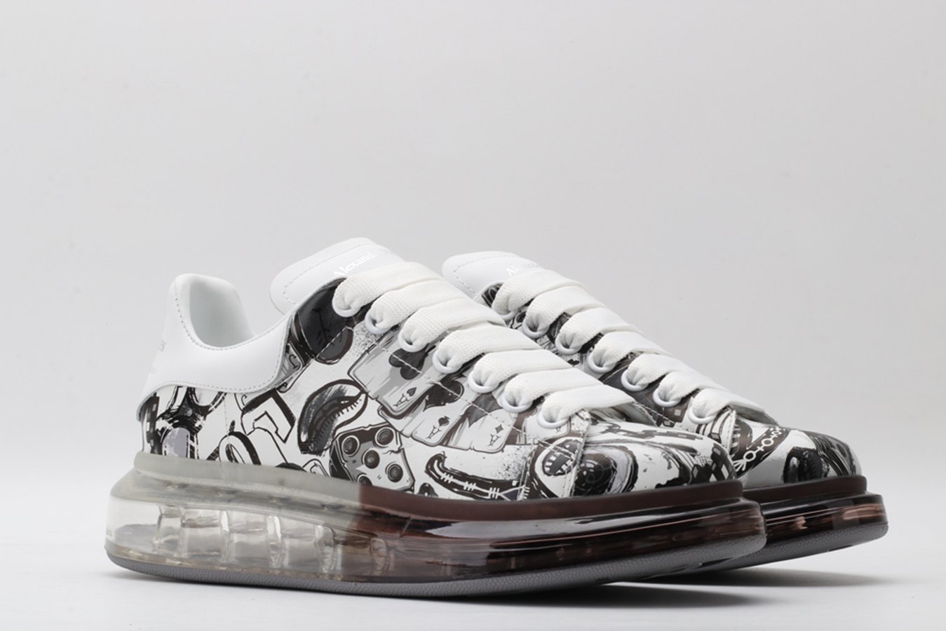 AMQ Leather Sneakers