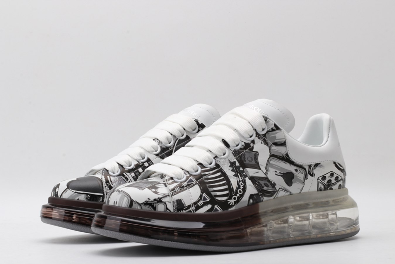 AMQ Leather Sneakers