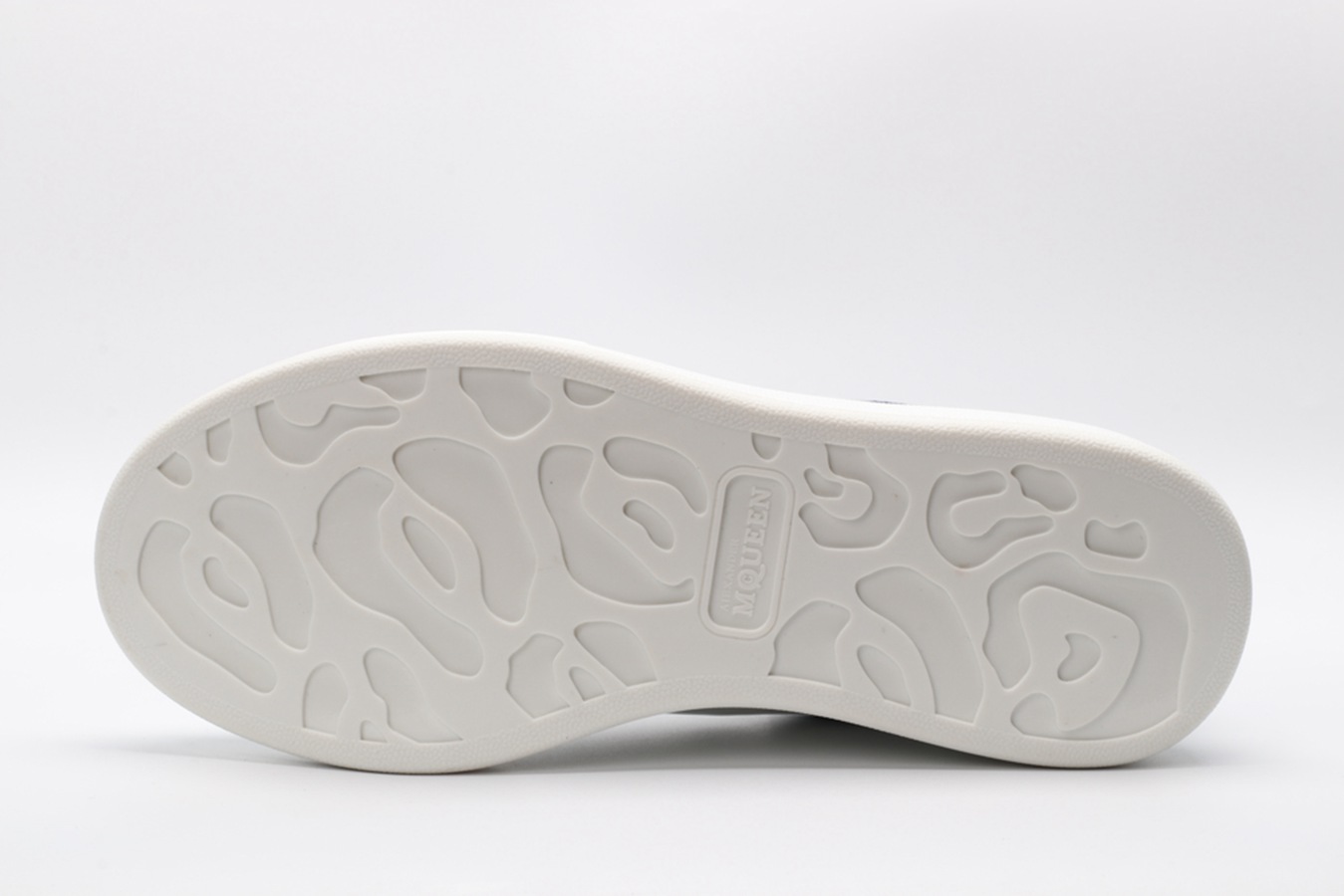 AMQ white&blue oversized sneakers