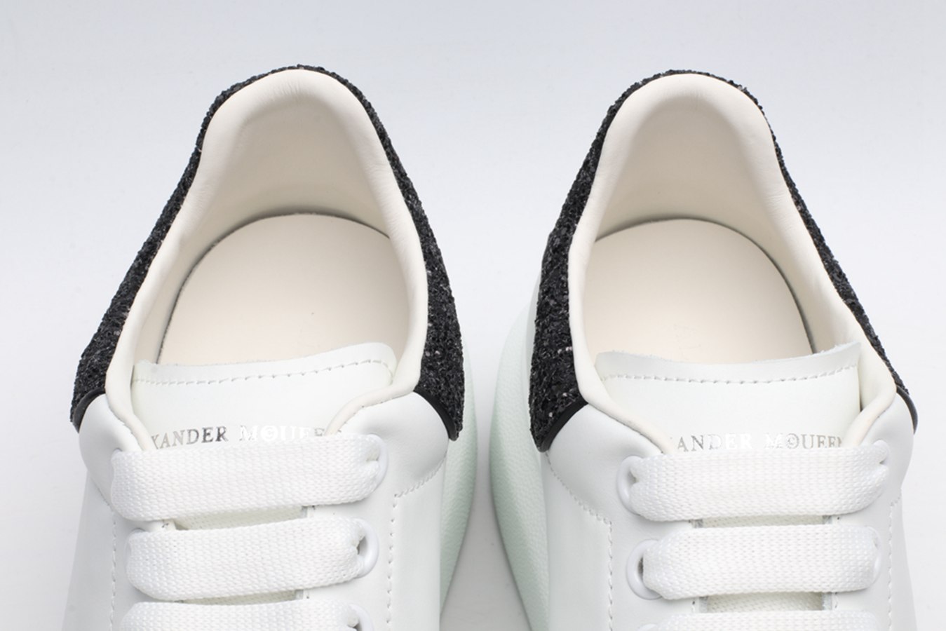 AMQ oversized sneakers with black heel