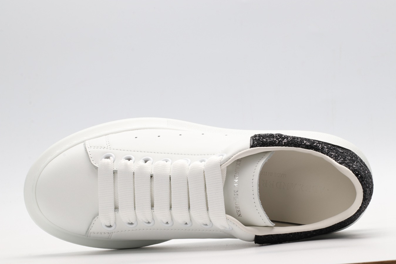 AMQ oversized sneakers with black heel