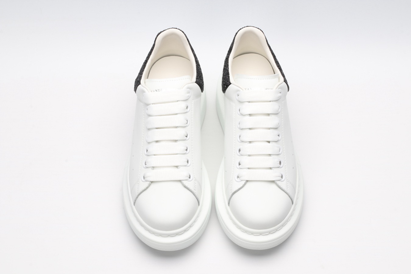 AMQ oversized sneakers with black heel