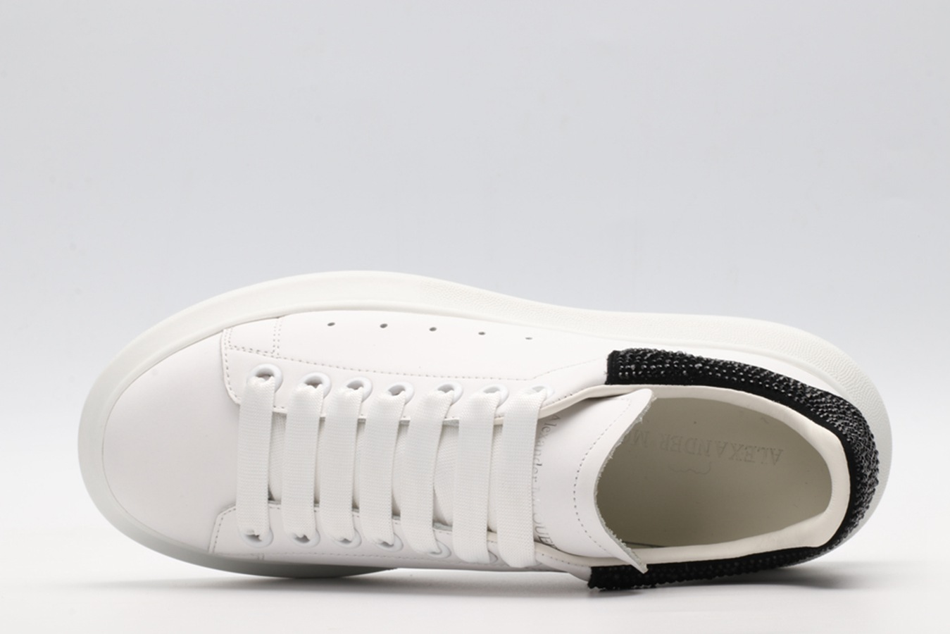 AMQ oversized sneakers with black heel