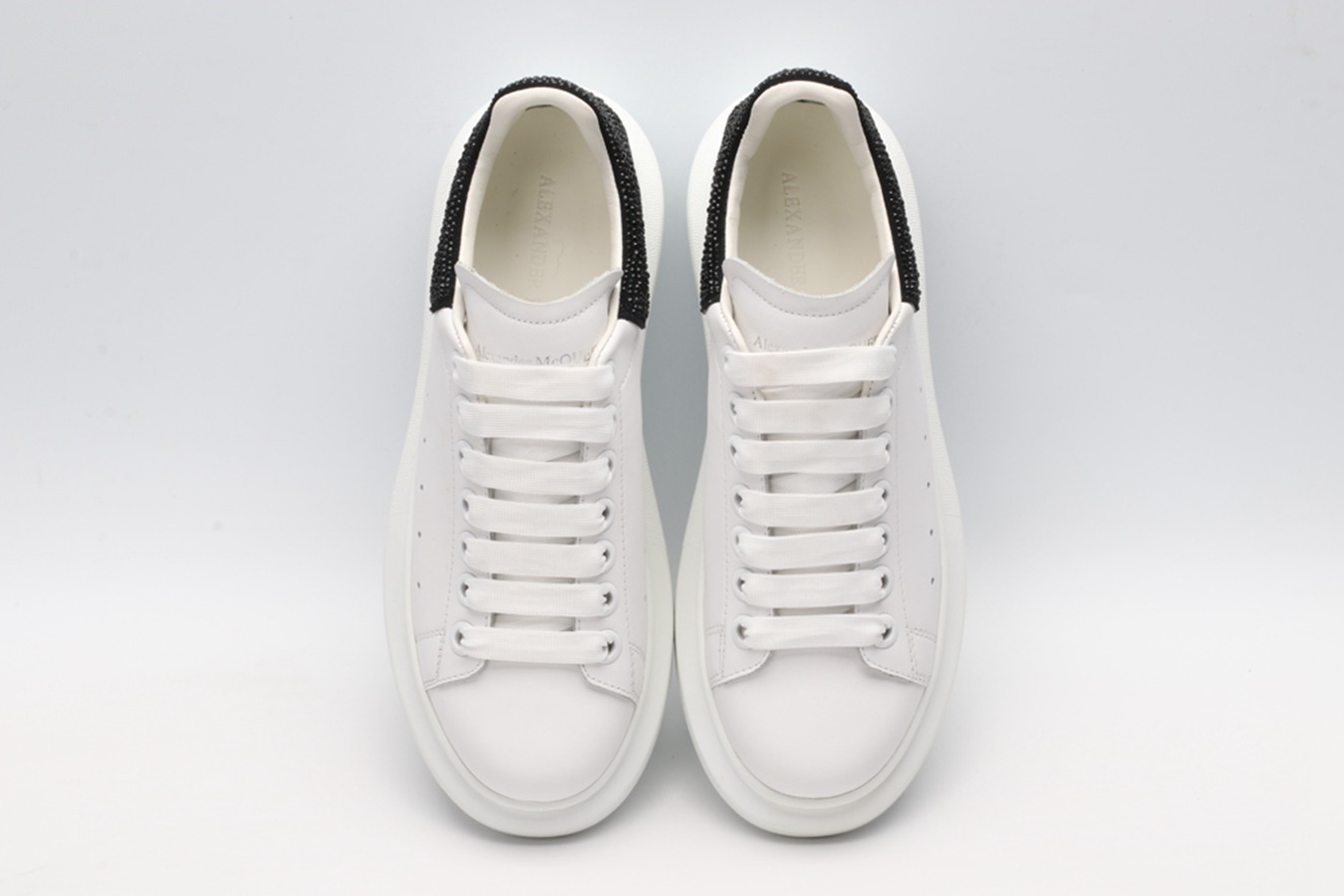 AMQ oversized sneakers with black heel