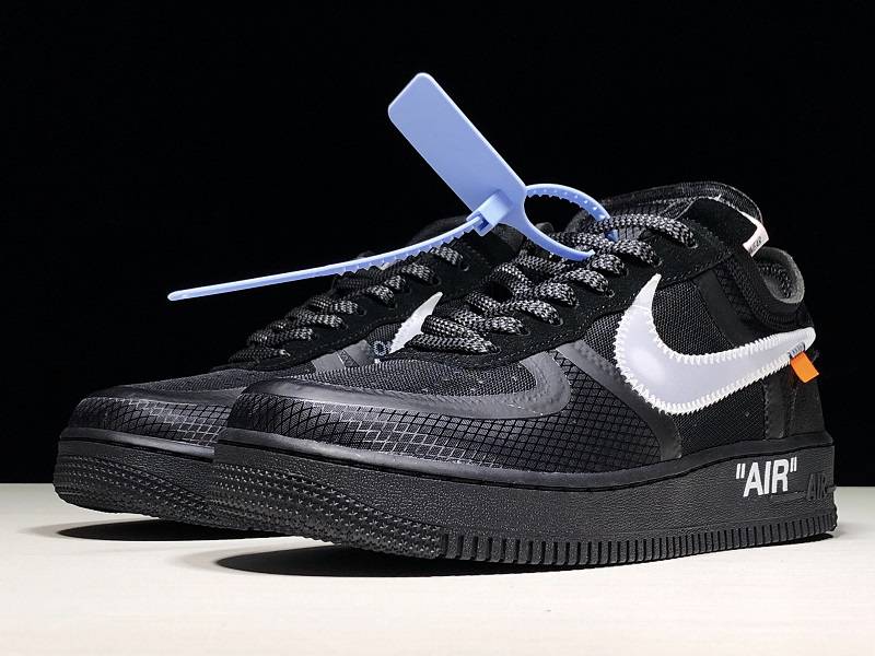 Off-White x Air Force 1 AF1 Black/White AO4606-001