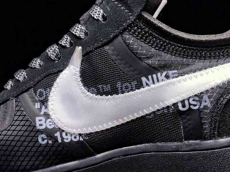 Off-White x Air Force 1 AF1 Black/White AO4606-001