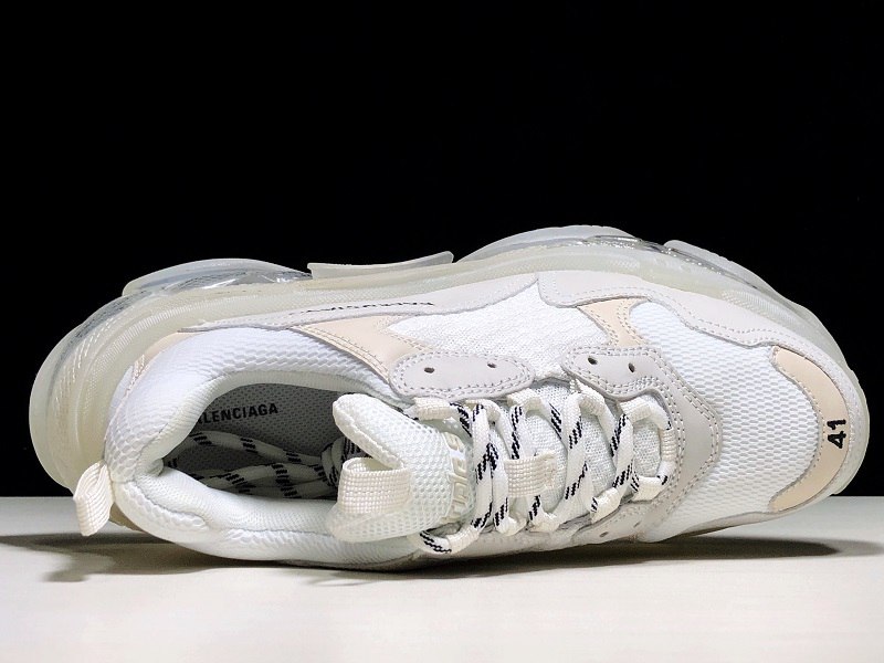 BLG White Triple-S C*Lear Sole Trainers Sneakers