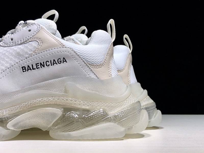 BLG White Triple-S C*Lear Sole Trainers Sneakers