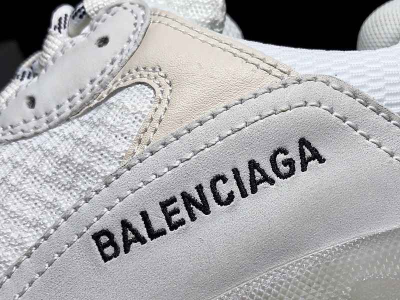 BLG White Triple-S C*Lear Sole Trainers Sneakers