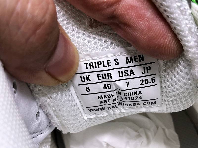 BLG Triple-S C*Lear Sole Trainers White