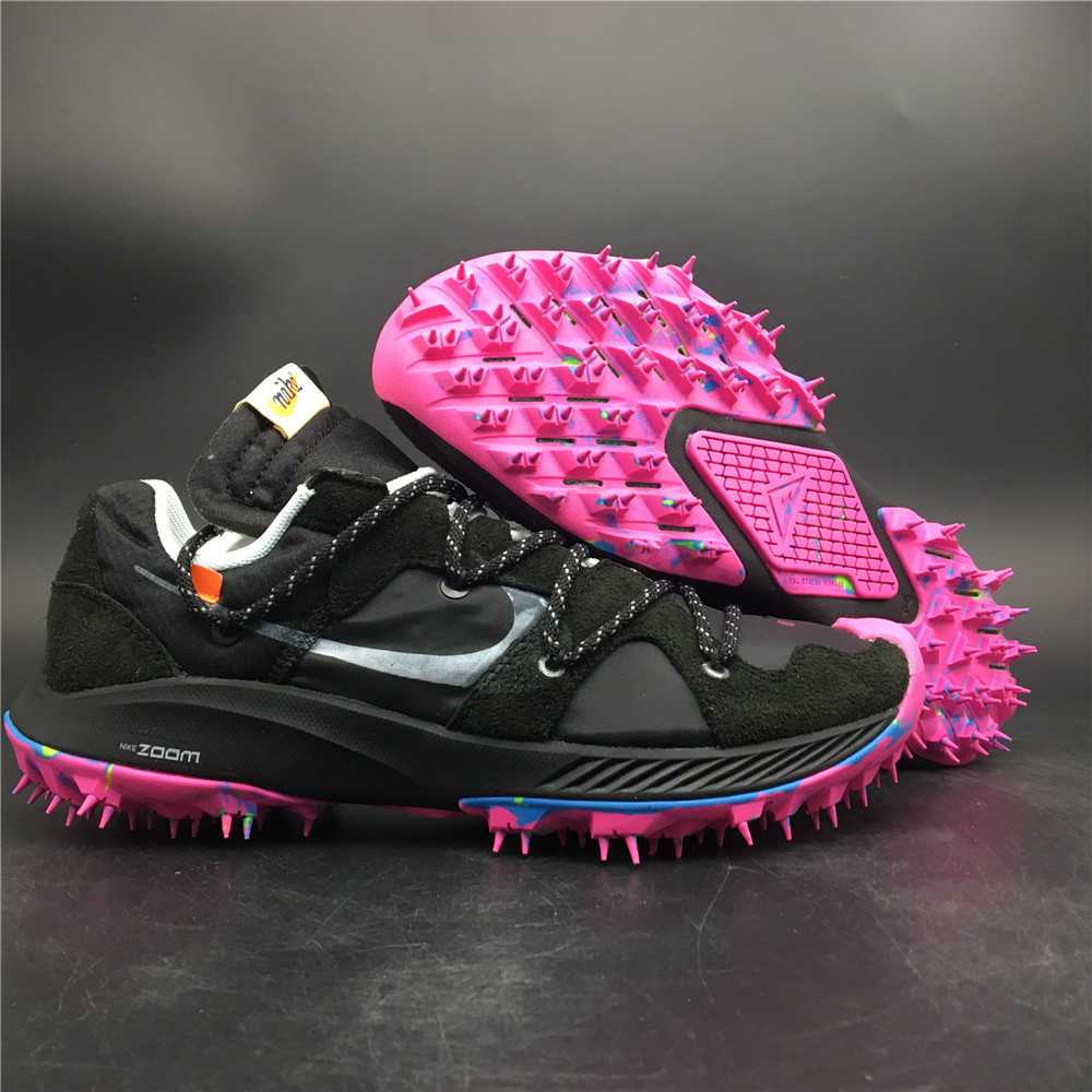 OFF-WHITE x Nike Zoom Terra Kiger 5 Black Purple CD8179-001