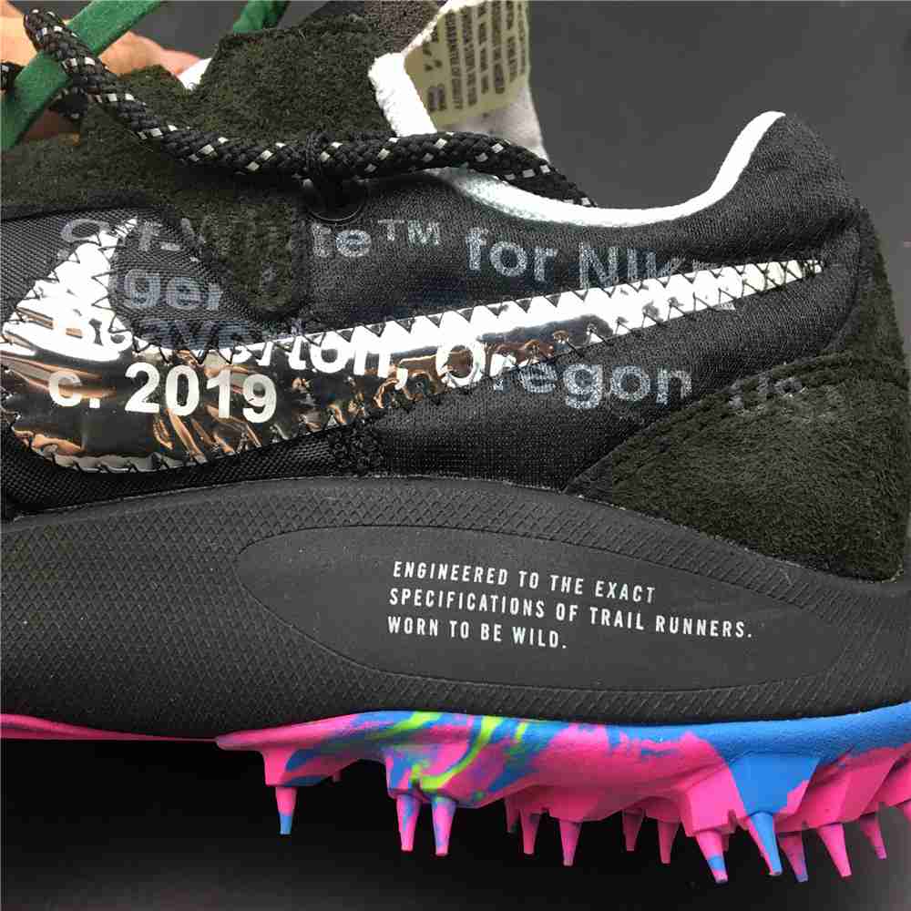 OFF-WHITE x Nike Zoom Terra Kiger 5 Black Purple CD8179-001