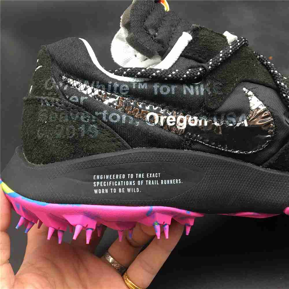 OFF-WHITE x Nike Zoom Terra Kiger 5 Black Purple CD8179-001