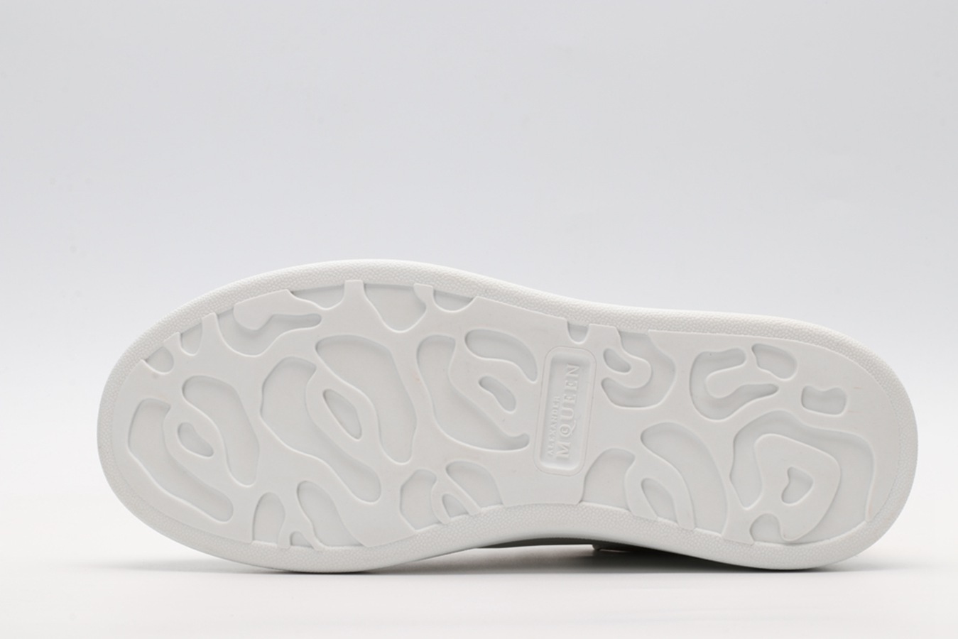 AMQ 40MM LEATHER & METALLIC LEATHER SNEAKERS