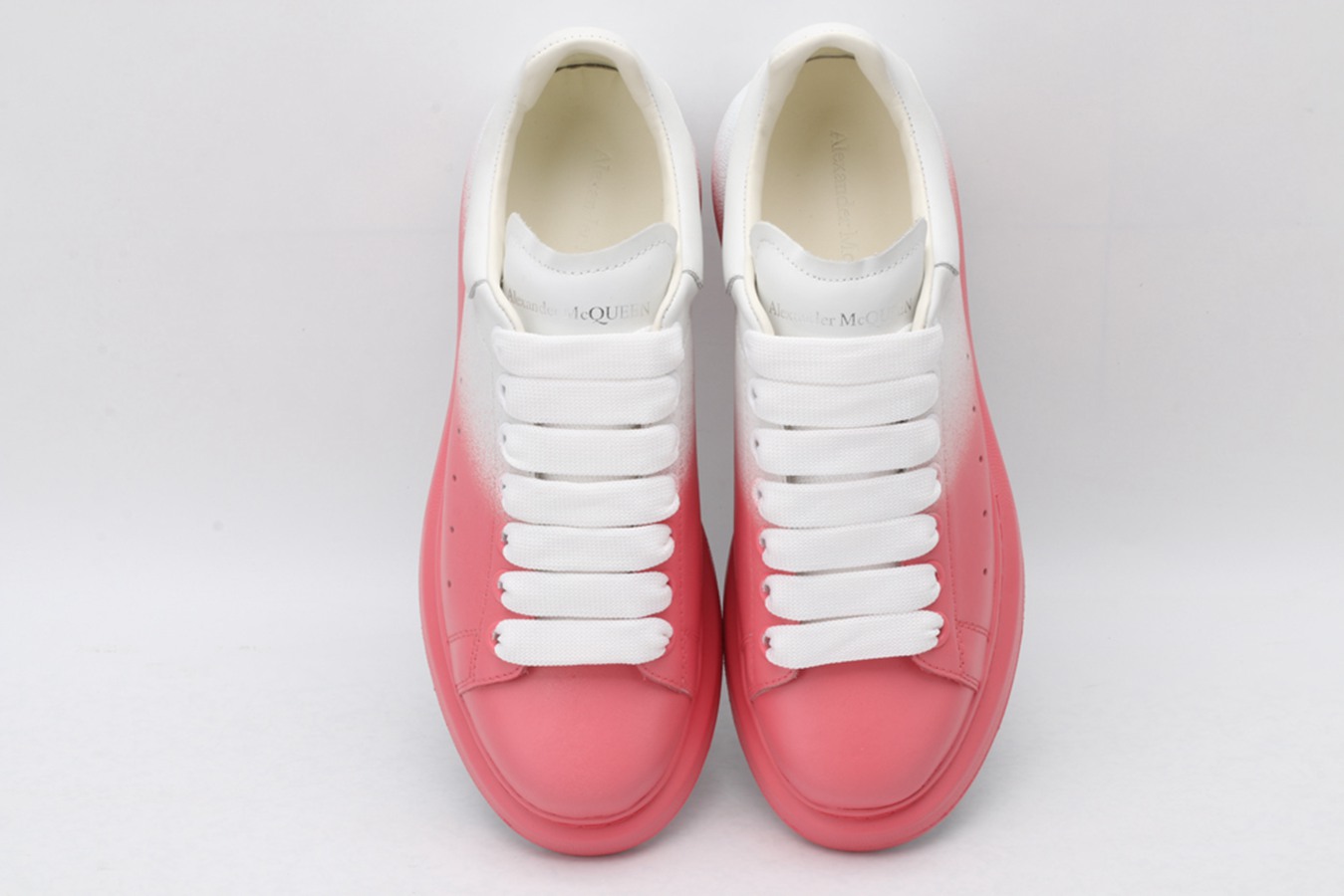 AMQ gradient oversized low-top sneakers